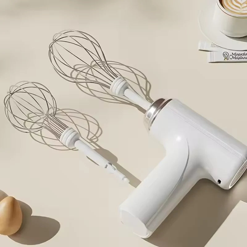 Electric Egg Beater – Rechargeable Handheld Mixer
