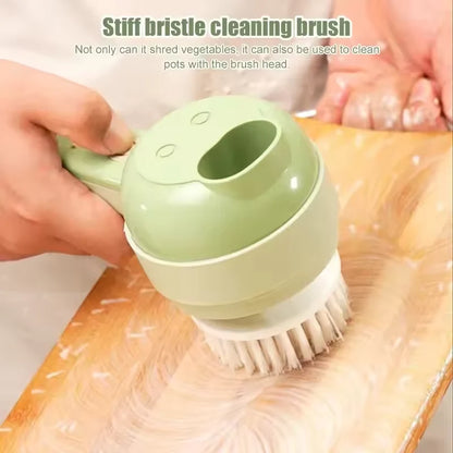 4-in-1 Electric Vegetable Cutter – Wireless Handheld Chopper