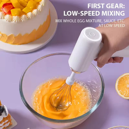 Electric Egg Beater – Rechargeable Handheld Mixer