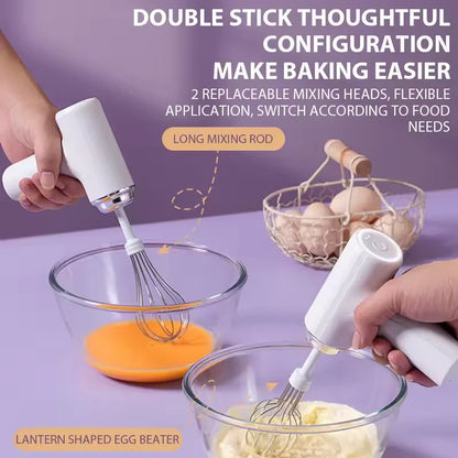 Electric Egg Beater – Rechargeable Handheld Mixer