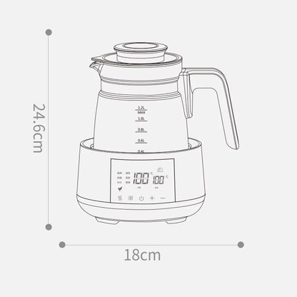 1.2L Electric Water Kettle – Smart Temperature Control